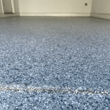 Garage Floor After Epoxy Finish in Philadelphia