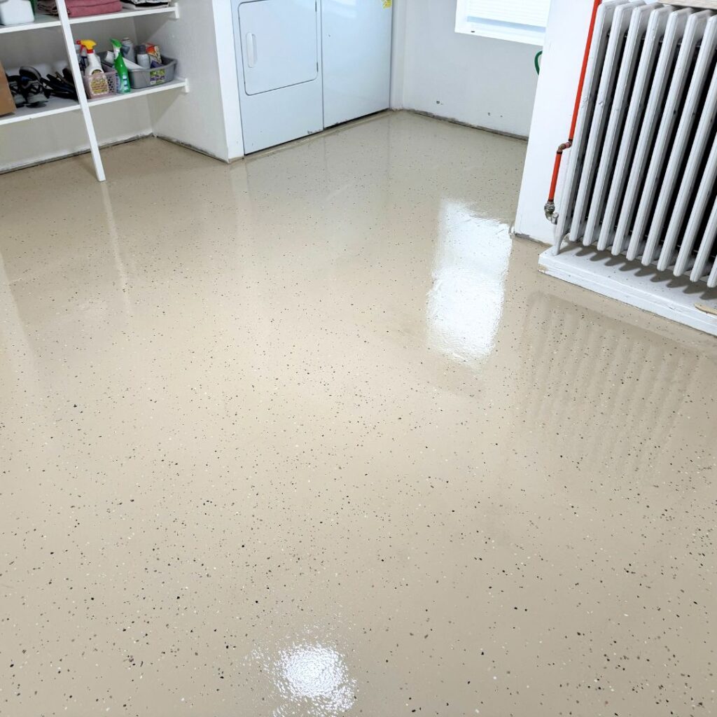 shoreline basement flake epoxy