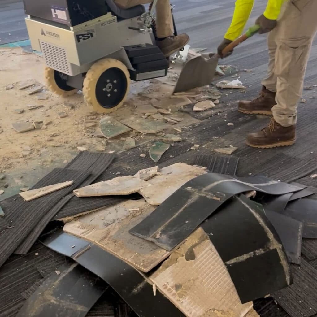 Removing-Flooded-Flooring