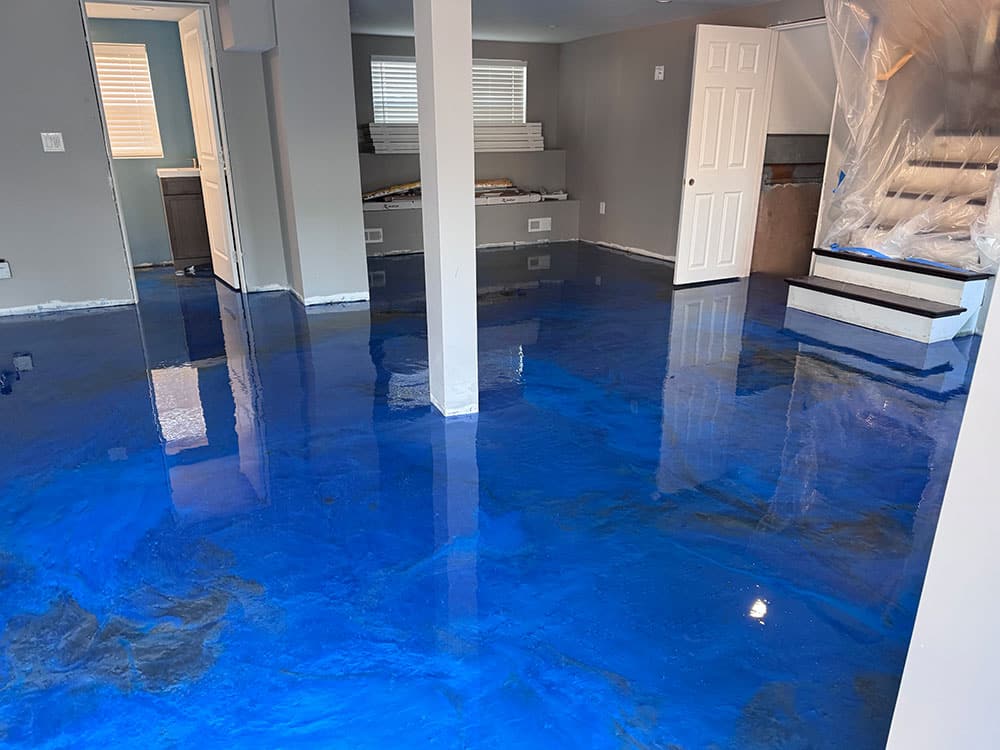 metallic basement epoxy