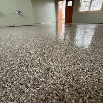 Custom Art Studio Epoxy Transformation in Cochranville, PA